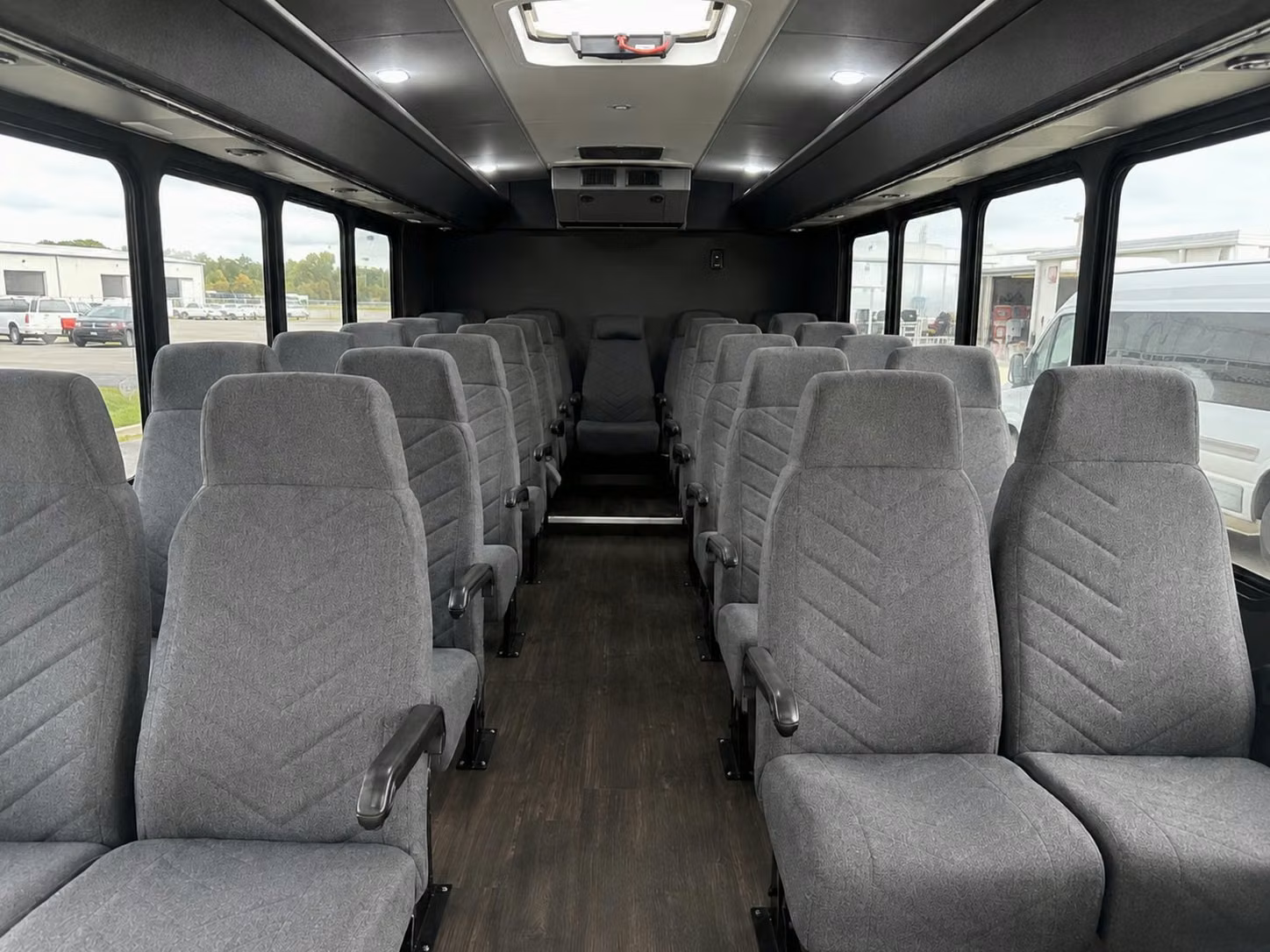 15 passenger minibus interior