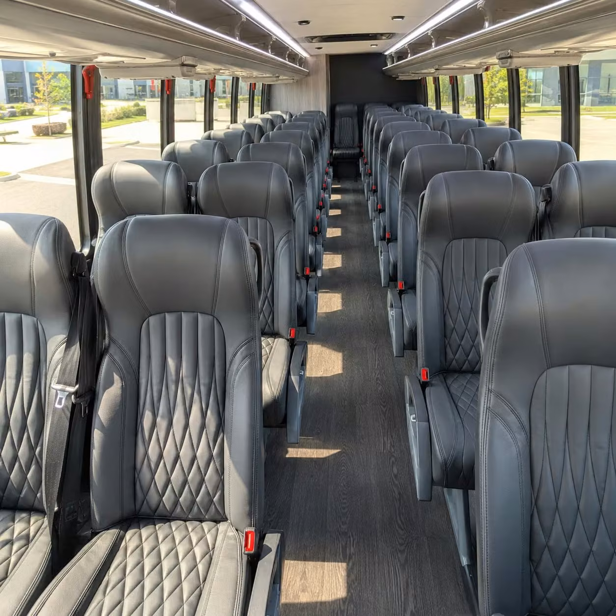 35 passenger minibus interior